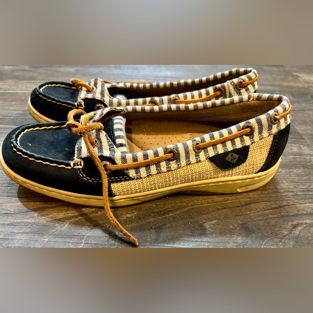 Sperry Top Sider Women’s Size 6M‎ Blue/White Boat Shoe